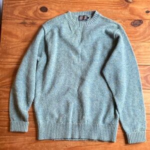 Pendleton Shetland Sweater with rolled cuff